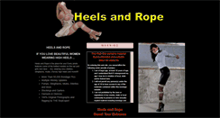 Desktop Screenshot of heelsandrope.com