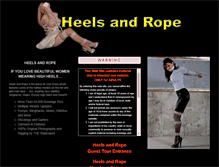 Tablet Screenshot of heelsandrope.com